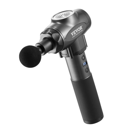 VEVOR Deep Tissue Massage Gun for Athletes - 9 Speed Levels & 6 Heads