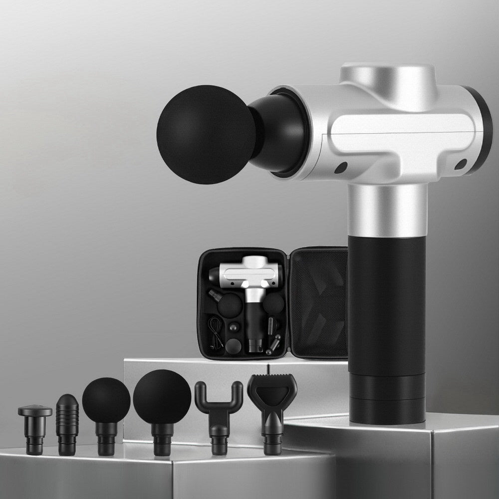 Everfit 30-Speed Rechargeable Massage Gun with 6 Attachments