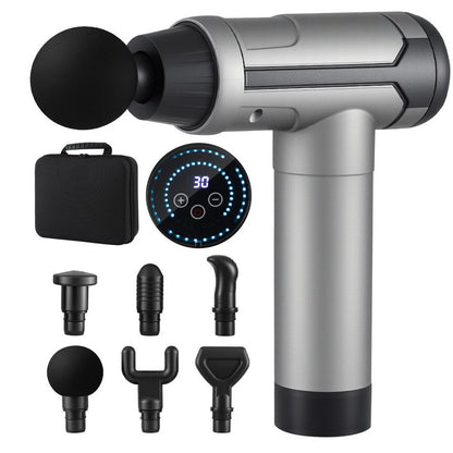 Everfit 30-Speed Rechargeable Massage Gun with 6 Heads