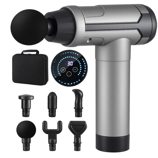 Everfit 30-Speed Rechargeable Massage Gun with 6 Heads