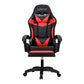 Artiss 6 Point Massage Gaming Office Chair 7 LED Footrest Red