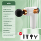 LC002 White Portable Massage Gun - Deep Tissue Relief with 4 Heads & 9 Speeds