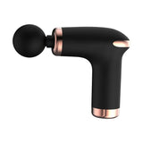 Classic Black 6-Speed Deep Tissue Massage Gun with 4 Heads