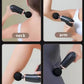 Classic Black 6-Speed Deep Tissue Massage Gun with 4 Heads