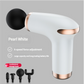 Classic White 6-Speed Deep Tissue Massage Gun