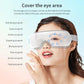 White Air Compression Eye Massager, Heated Eye Massager with Vibration & Bluetooth Music, Portable Eye Care Device
