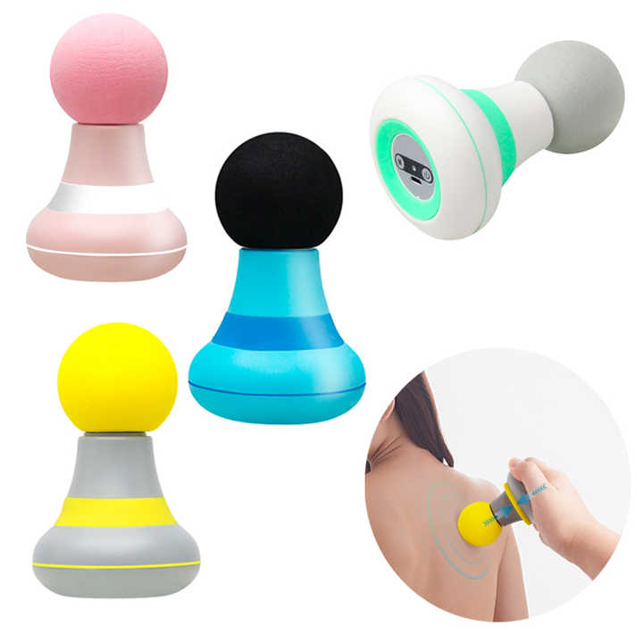 Blue Mini Massage Gun - 6-Speed Portable Muscle Relaxer