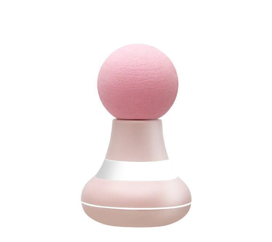 Compact Mini Electric Fascia Massage Gun - Quiet Deep Tissue Percussion Massager (Pink)