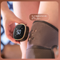 Grey Wireless Heated Knee Massager Brace - Rechargeable Vibration & Heat Therapy for Joint Pain Relief & Arthritis Support