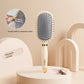Square comb Soft Touch Air Cushion Hair Brush with Built-in Cleaning Claw Detangling Massage Comb for Wet and Dry Hair Gentle Scalp Care