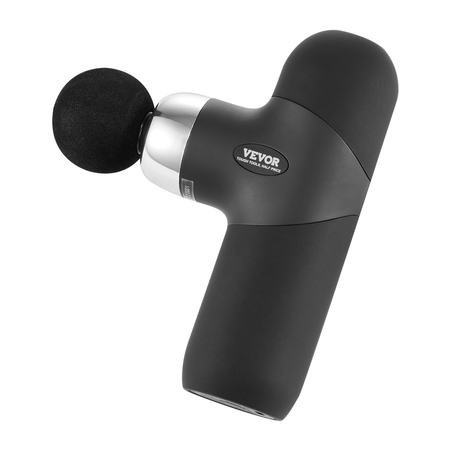 VEVOR Deep Tissue Massage Gun - Portable Percussion Muscle Massager with 4 Speeds & 4 Heads