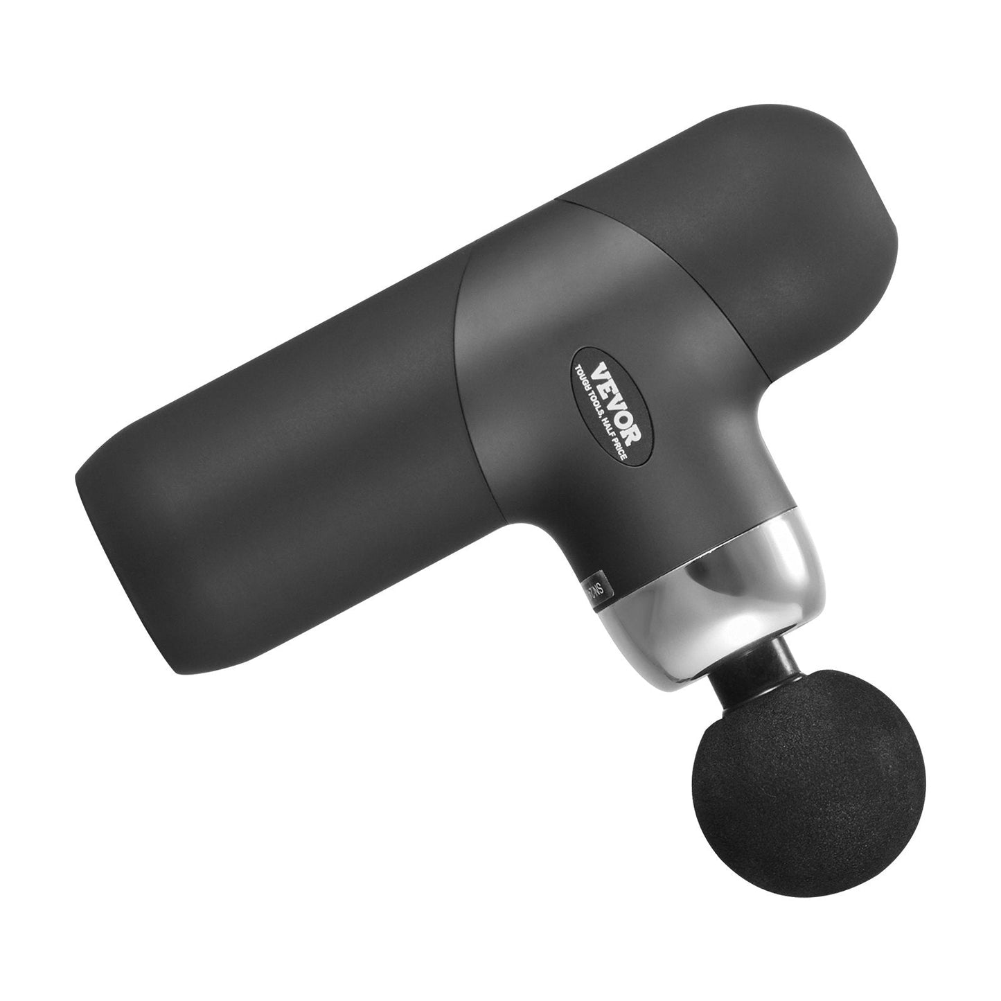 VEVOR Deep Tissue Massage Gun - Portable Percussion Muscle Massager with 4 Speeds & 4 Heads