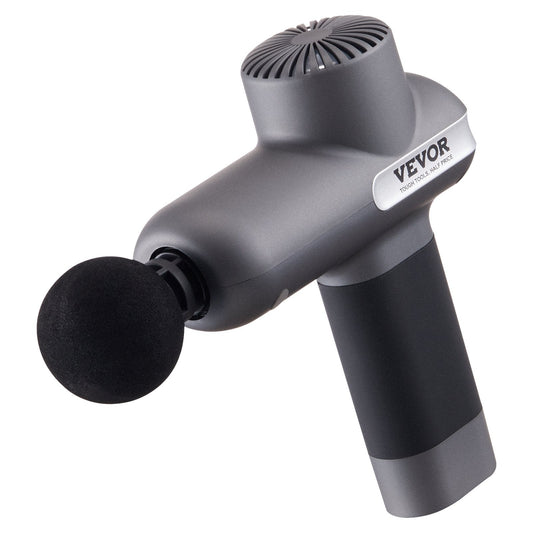 VEVOR Deep Tissue Massage Gun - Percussion Massager with 5 Speeds & 6 Heads