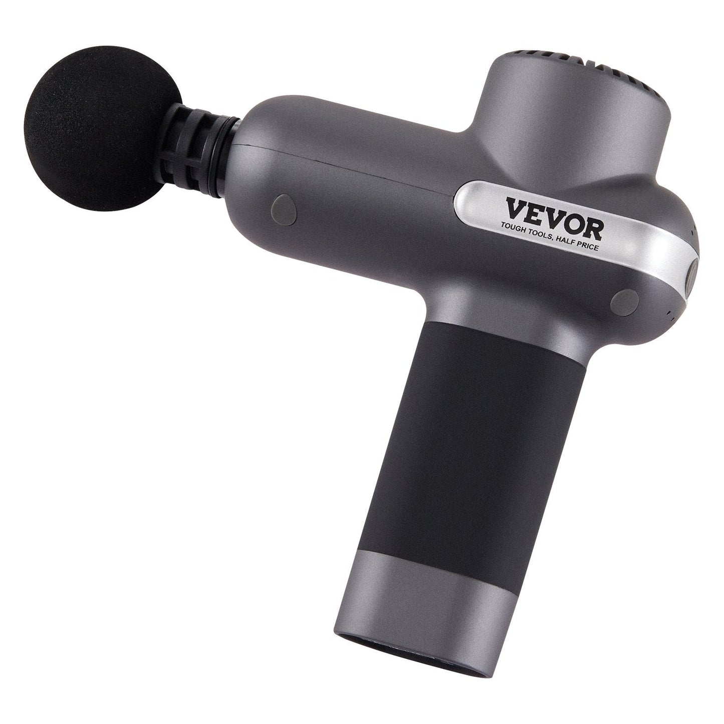 VEVOR Deep Tissue Massage Gun - Percussion Massager with 5 Speeds & 6 Heads