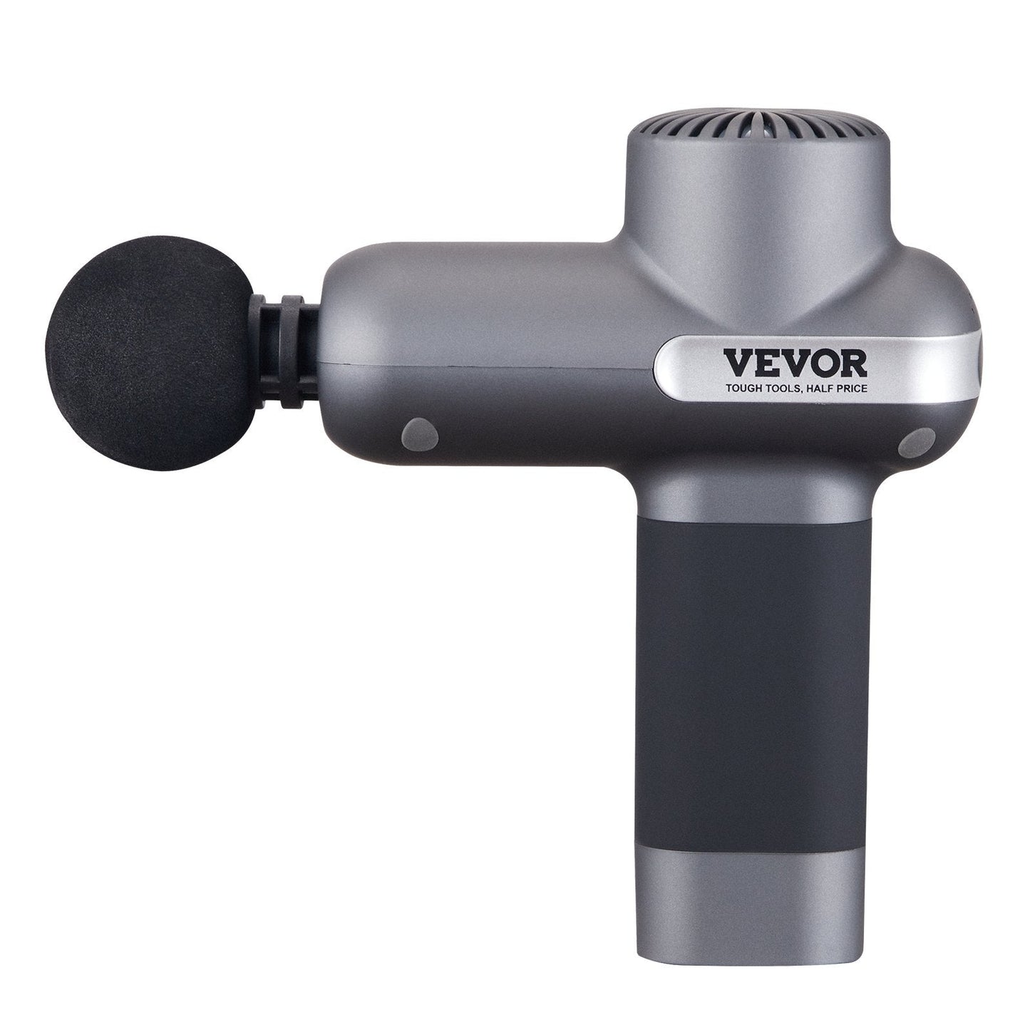 VEVOR Deep Tissue Massage Gun - Percussion Massager with 5 Speeds & 6 Heads