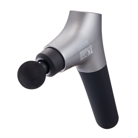 VEVOR Deep Tissue Massage Gun with 6 Speeds & 4 Heads for Muscle Relief