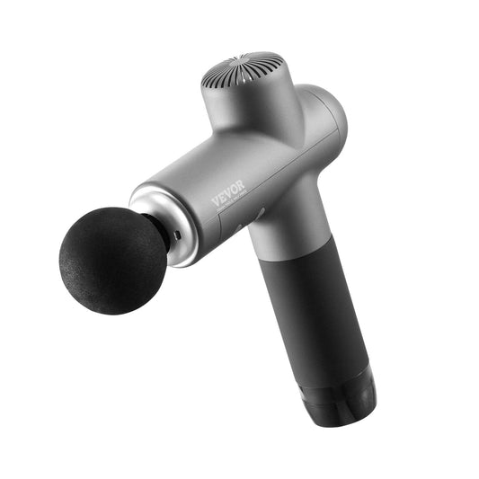 VEVOR Deep Tissue Massage Gun - Percussion Muscle Massager with 8 Speeds & 6 Heads