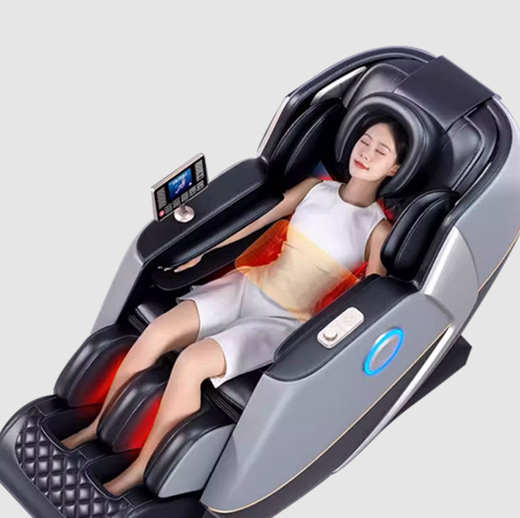 Recliner Full Body Zero Gravity Massage Chair - Gray