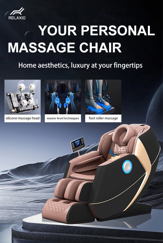 Recliner Full Body Zero Gravity Massage Chair - Gray